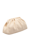 Textured Pouch Crossbody Bag - Cream