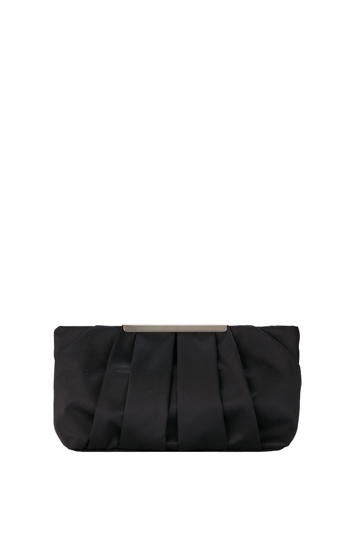 Black satin clutch shop purse