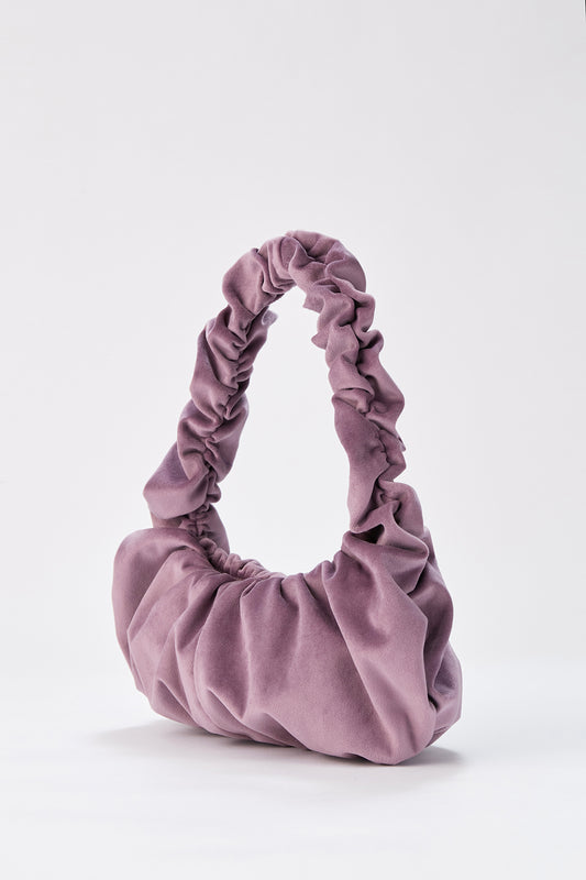 Pleated Shoulder Bag - Lilac