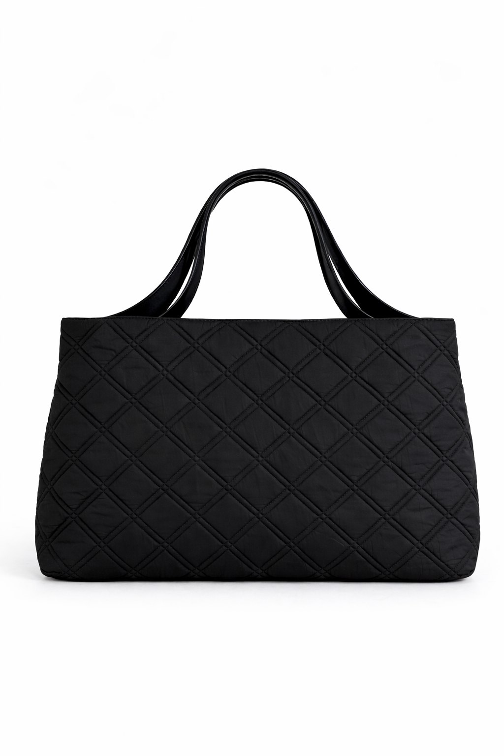 Quilted Weekend Bag - Black