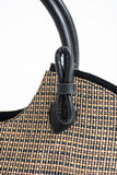 Woven Straw Tote Bag - Multi