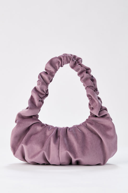 Pleated Shoulder Bag - Lilac