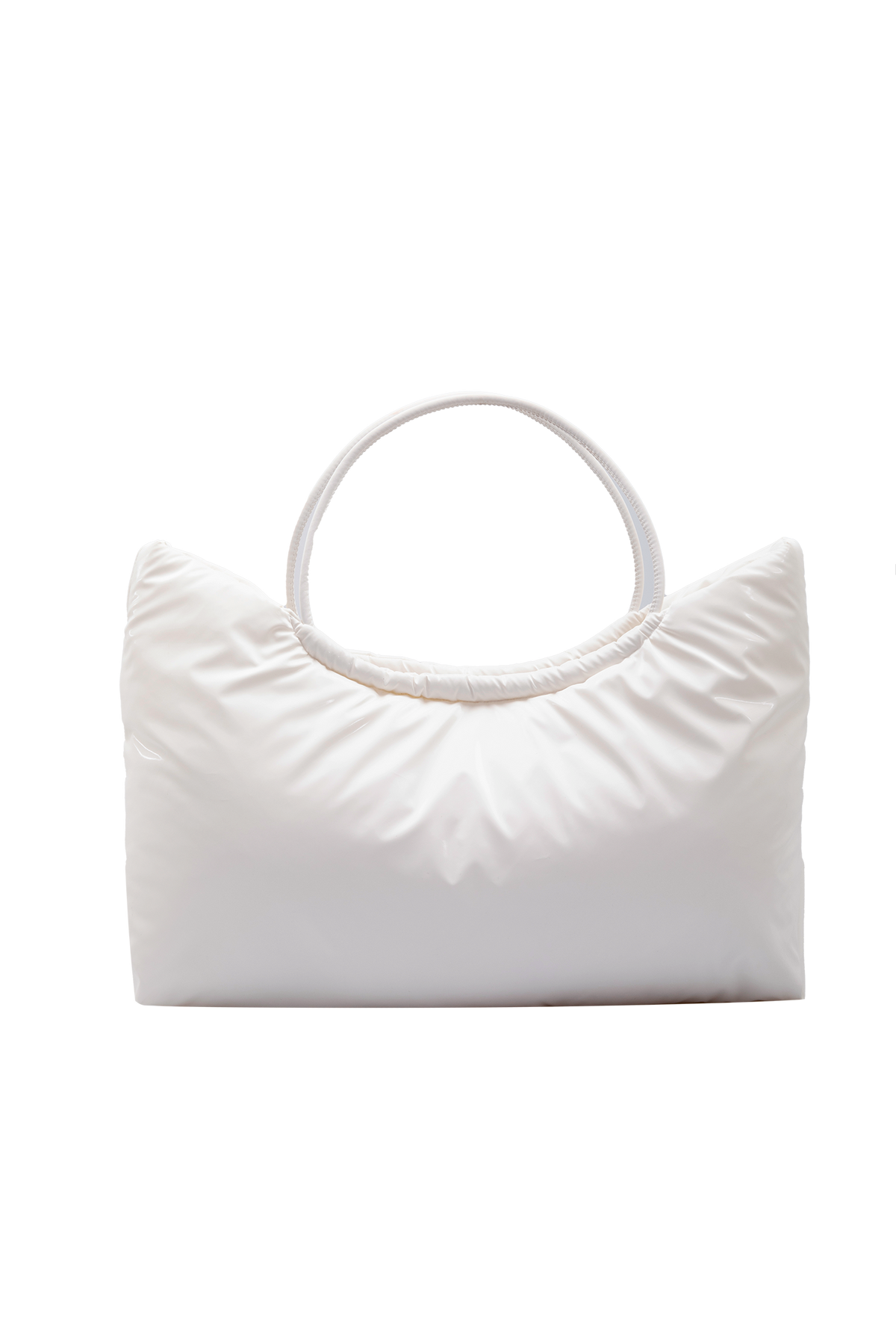 Puffy Tote Bag - White