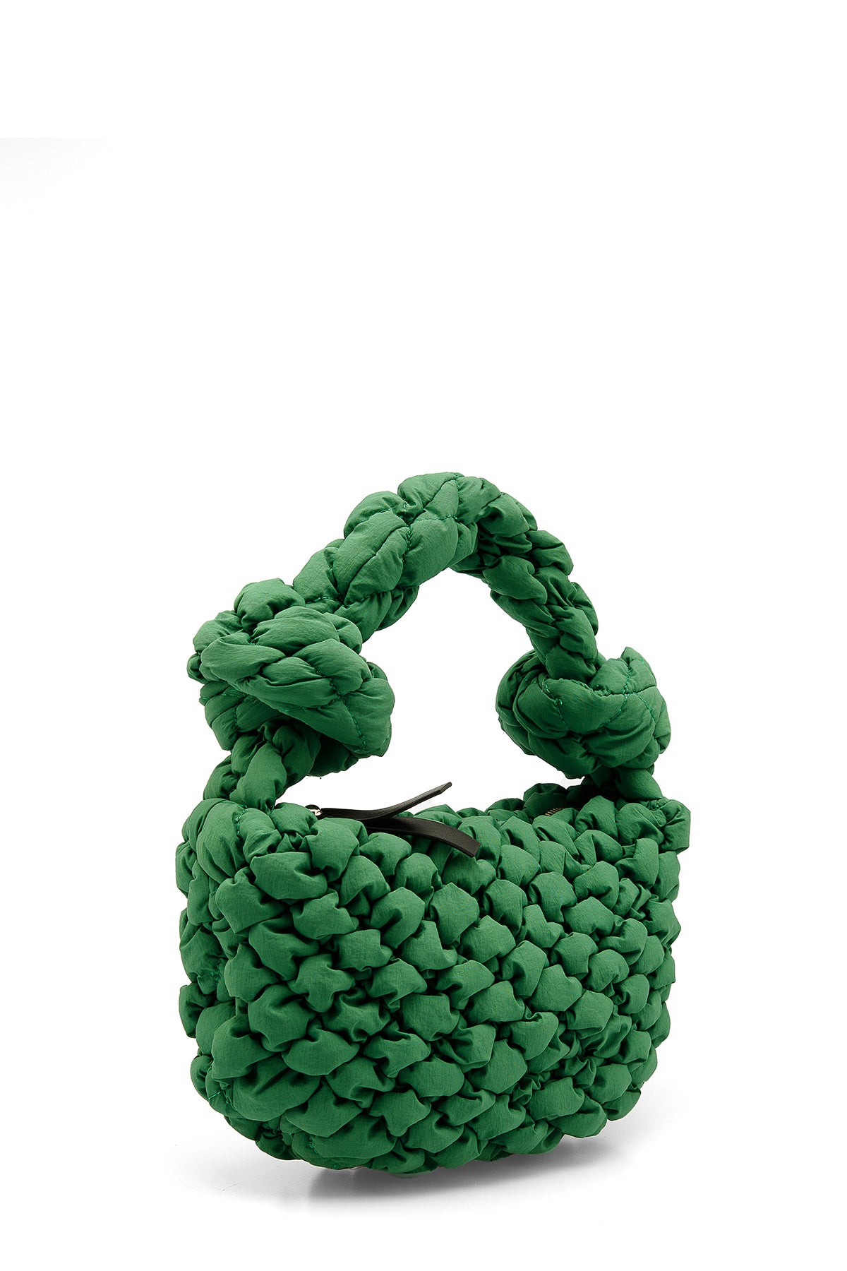 Umhängetasche aus gestepptem Nylon – Grün