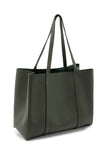 Vegan Leather Weekend Bag - Khaki Green