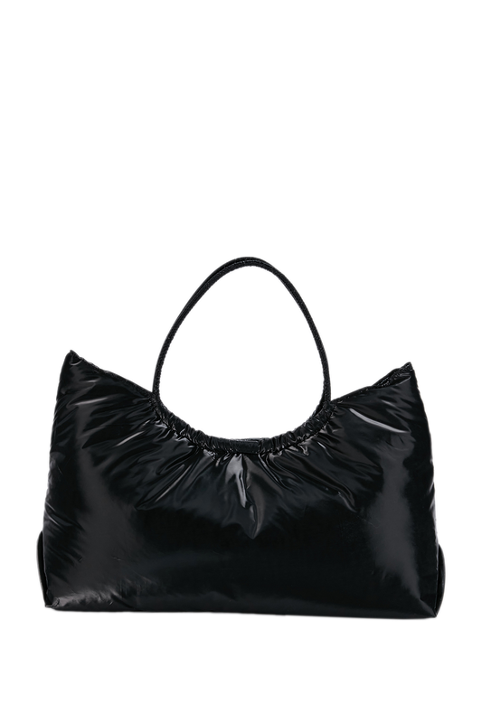 Puffy Tote Bag - Black