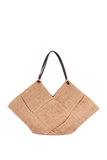 Jute Braided tote Bag - Natural