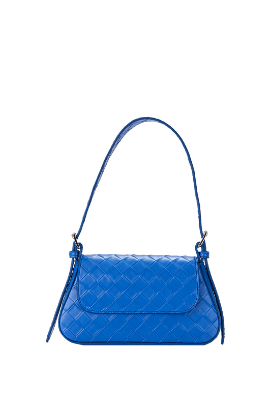 Baguette Shoulder Bag - Blue