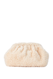 Plush Pouch Bag - Cream