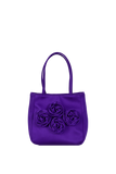 Geblümte Handtasche – Lila