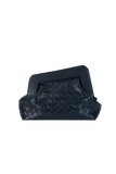 Asymmetrische Clutch-Tasche – Schwarz