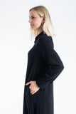 Womens Viscose Long Sleeve Maxi Shirt Dress