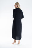 Womens Viscose Long Sleeve Maxi Shirt Dress