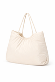 Puffy Lightweight Tote Bag - White