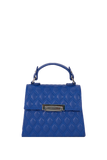 Handtasche aus recyceltem veganem Leder – Königsblau