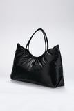 Puffy Tote Bag - Black