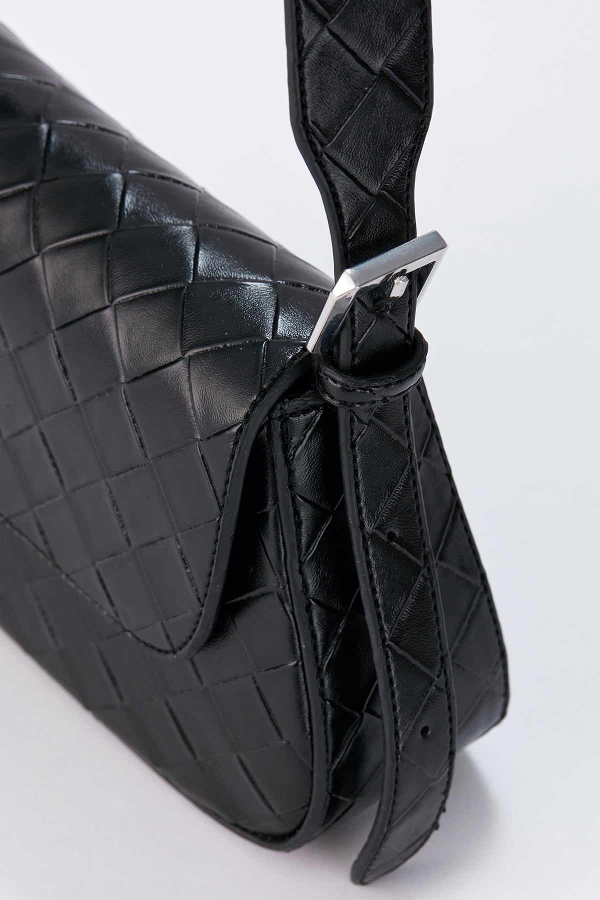 Baguette Shoulder Bag - Black