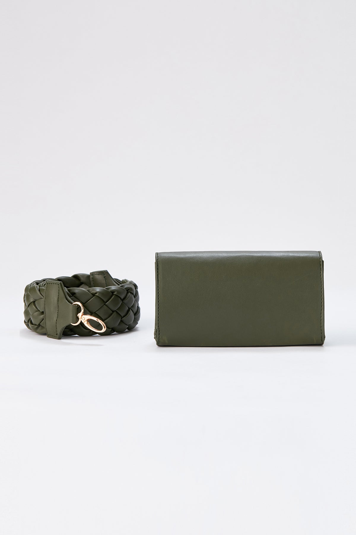 Mini Shoulder Bag - Khaki Green