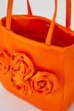 Floral Handbag - Orange