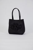Floral Handbag - Black