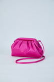 Satin Pouch Bag - Fuchsia Pink