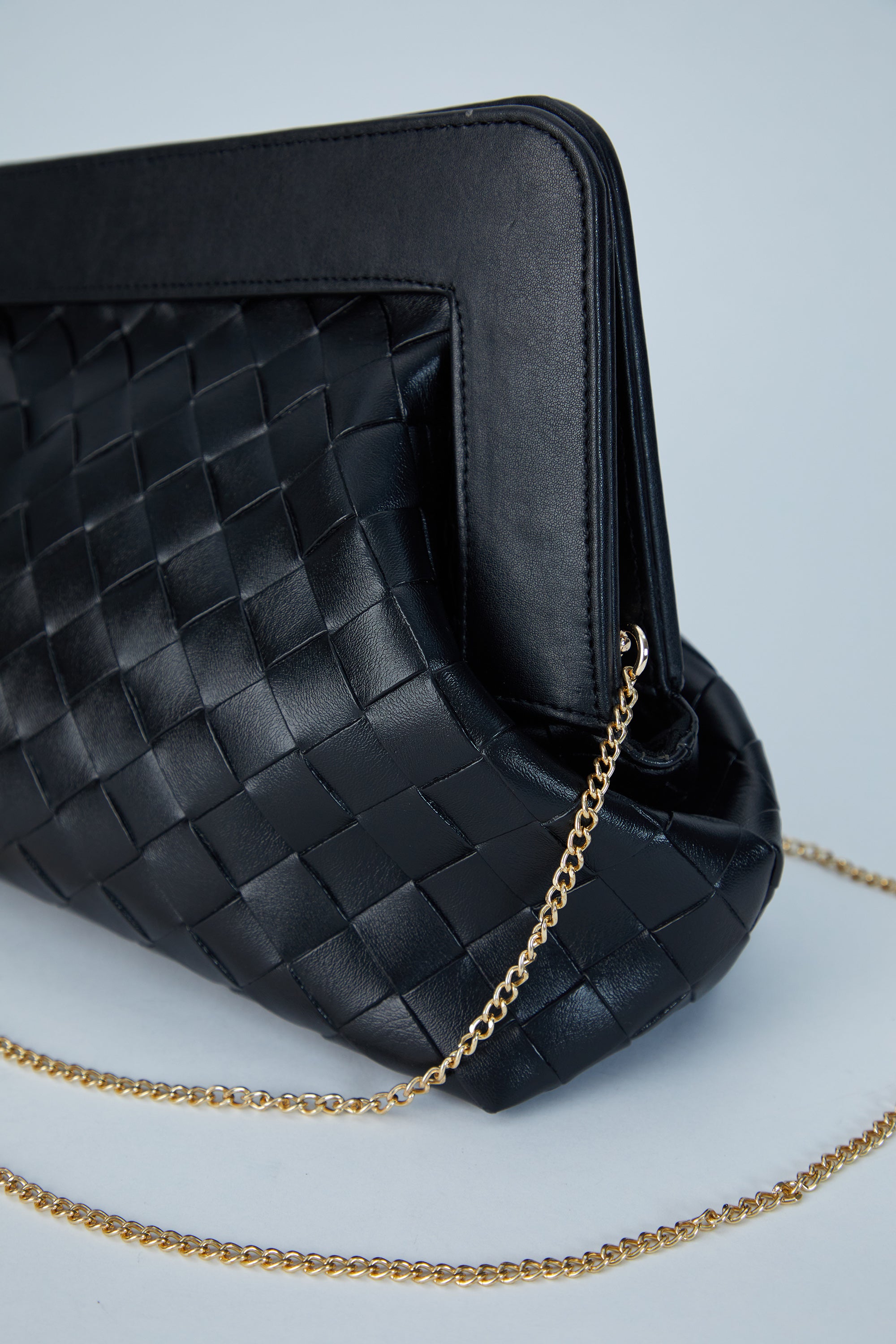 Asymmetrical Clutch Bag - Black – Belissh