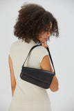 Asymmetric Shoulder Bag - Black